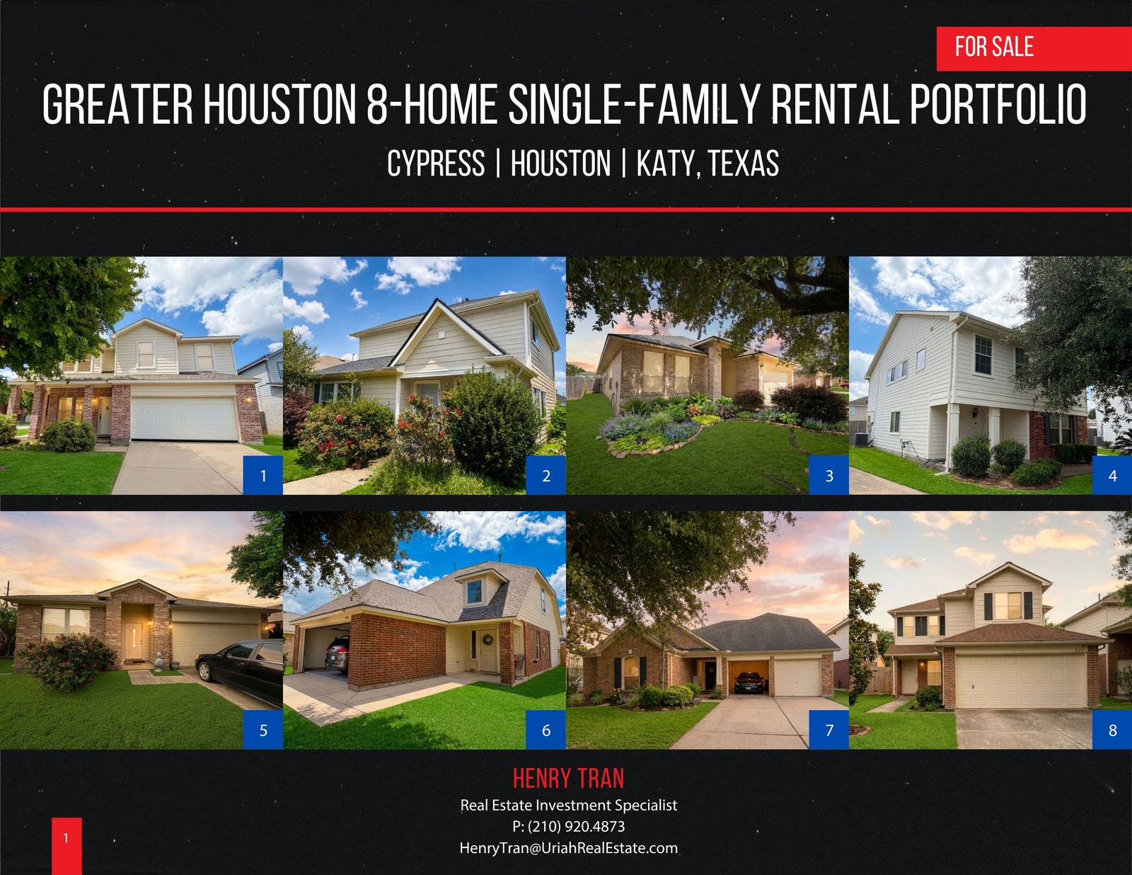 Greater Houston 8-Home Single-Family Rental Portfolio — photo 1